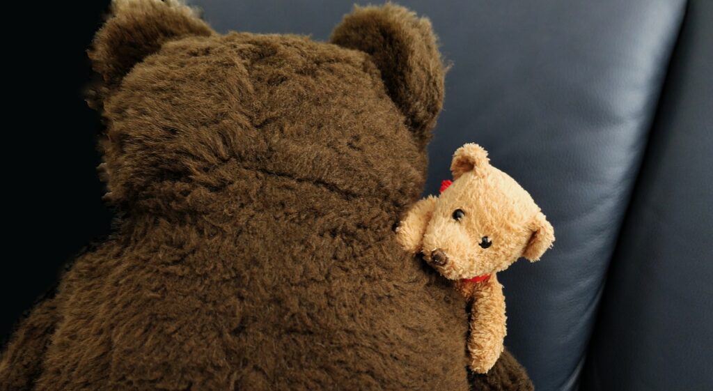 Doudous ours peluche réconfortant -Pourquoi les doudous sont importants pour les adultes ?